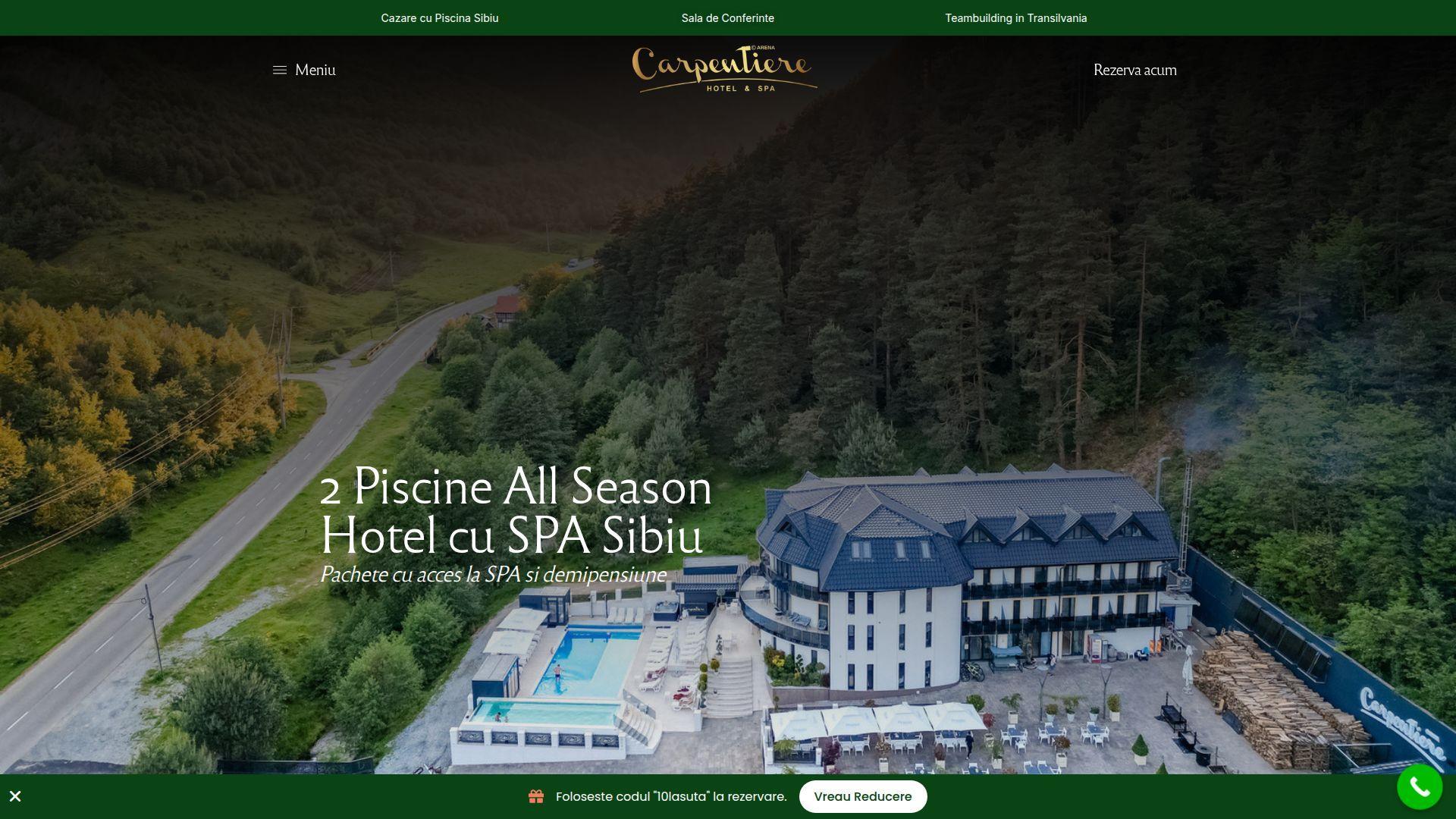 carpentiere arena hotel sibiu marketing